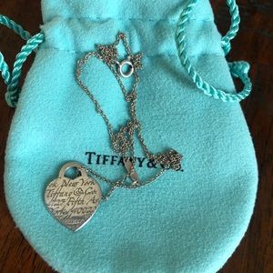 Tiffany & Co Heart New York Necklace